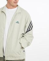 Vintage, Adidas, Jacket, The Real Deal, size extra large, colour Beige, newtown, sydney, australia, thrift store, opshop, preloved, secondhand, sustainable, retro, antique, 70s, 80s, 90s, 2000s, 00s, fashion, clothing, streetwear, trendy, garment, style, boutique, store, shop, archive, sale, cheap, best, top, Jackets