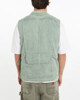 Vintage, 90s, Fishing, Vest, The Real Deal, size extra large, colour Green, newtown, sydney, australia, thrift store, opshop, preloved, secondhand, sustainable, retro, antique, 70s, 80s, 90s, 2000s, 00s, fashion, clothing, streetwear, trendy, garment, style, boutique, store, shop, archive, sale, cheap, best, top, Jackets