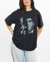 Vintage, Scarface, Movie, Tee, The Real Deal, size small, colour Black, newtown, sydney, australia, thrift store, opshop, preloved, secondhand, sustainable, retro, antique, 70s, 80s, 90s, 2000s, 00s, fashion, clothing, streetwear, trendy, garment, style, boutique, store, shop, archive, sale, cheap, best, top, T-Shirts