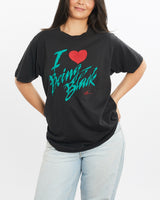 Vintage, 1986, I, Love, Being, Black, Tee, The Real Deal, size small, colour Black, newtown, sydney, australia, thrift store, opshop, preloved, secondhand, sustainable, retro, antique, 70s, 80s, 90s, 2000s, 00s, fashion, clothing, streetwear, trendy, garment, style, boutique, store, shop, archive, sale, cheap, best, top, T-Shirts