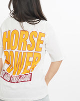 Vintage, 1992, NRL, Brisbane, Broncos, Tee, The Real Deal, size small, colour White, newtown, sydney, australia, thrift store, opshop, preloved, secondhand, sustainable, retro, antique, 70s, 80s, 90s, 2000s, 00s, fashion, clothing, streetwear, trendy, garment, style, boutique, store, shop, archive, sale, cheap, best, top, T-Shirts