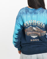 Vintage, 2004, Harley, Davidson, Sturgis, Black, Hills, Rally, Tie, Dye, Tee, The Real Deal, size small, colour Multicolour, newtown, sydney, australia, thrift store, opshop, preloved, secondhand, sustainable, retro, antique, 70s, 80s, 90s, 2000s, 00s, fashion, clothing, streetwear, trendy, garment, style, boutique, store, shop, archive, sale, cheap, best, top, T-Shirts