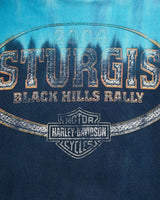 Vintage, 2004, Harley, Davidson, Sturgis, Black, Hills, Rally, Tie, Dye, Tee, The Real Deal, size small, colour Multicolour, newtown, sydney, australia, thrift store, opshop, preloved, secondhand, sustainable, retro, antique, 70s, 80s, 90s, 2000s, 00s, fashion, clothing, streetwear, trendy, garment, style, boutique, store, shop, archive, sale, cheap, best, top, T-Shirts