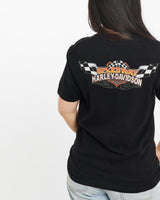 Vintage, Harley, Davidson, Tee, The Real Deal, size small, colour Black, newtown, sydney, australia, thrift store, opshop, preloved, secondhand, sustainable, retro, antique, 70s, 80s, 90s, 2000s, 00s, fashion, clothing, streetwear, trendy, garment, style, boutique, store, shop, archive, sale, cheap, best, top, T-Shirts