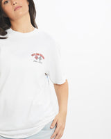 Vintage, Vette, Vues, Magazine, Racing, Tee, The Real Deal, size small, colour White, newtown, sydney, australia, thrift store, opshop, preloved, secondhand, sustainable, retro, antique, 70s, 80s, 90s, 2000s, 00s, fashion, clothing, streetwear, trendy, garment, style, boutique, store, shop, archive, sale, cheap, best, top, T-Shirts