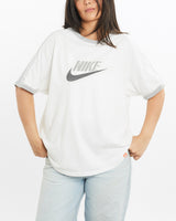 Vintage, Nike, Tee, The Real Deal, size medium, colour White, newtown, sydney, australia, thrift store, opshop, preloved, secondhand, sustainable, retro, antique, 70s, 80s, 90s, 2000s, 00s, fashion, clothing, streetwear, trendy, garment, style, boutique, store, shop, archive, sale, cheap, best, top, T-Shirts
