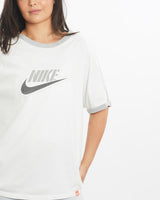 Vintage, Nike, Tee, The Real Deal, size medium, colour White, newtown, sydney, australia, thrift store, opshop, preloved, secondhand, sustainable, retro, antique, 70s, 80s, 90s, 2000s, 00s, fashion, clothing, streetwear, trendy, garment, style, boutique, store, shop, archive, sale, cheap, best, top, T-Shirts