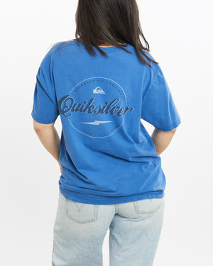 Vintage, Quiksilver, Surf, Tee, The Real Deal, size small, colour Blue, newtown, sydney, australia, thrift store, opshop, preloved, secondhand, sustainable, retro, antique, 70s, 80s, 90s, 2000s, 00s, fashion, clothing, streetwear, trendy, garment, style, boutique, store, shop, archive, sale, cheap, best, top, T-Shirts