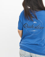 Vintage, Quiksilver, Surf, Tee, The Real Deal, size small, colour Blue, newtown, sydney, australia, thrift store, opshop, preloved, secondhand, sustainable, retro, antique, 70s, 80s, 90s, 2000s, 00s, fashion, clothing, streetwear, trendy, garment, style, boutique, store, shop, archive, sale, cheap, best, top, T-Shirts