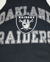 Vintage, 90s, NFL, Oakland, Raiders, Tank, The Real Deal, size small, colour Black, newtown, sydney, australia, thrift store, opshop, preloved, secondhand, sustainable, retro, antique, 70s, 80s, 90s, 2000s, 00s, fashion, clothing, streetwear, trendy, garment, style, boutique, store, shop, archive, sale, cheap, best, top, T-Shirts