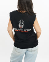 Vintage, 2004, Harley, Davidson, Tank, The Real Deal, size small, colour Black, newtown, sydney, australia, thrift store, opshop, preloved, secondhand, sustainable, retro, antique, 70s, 80s, 90s, 2000s, 00s, fashion, clothing, streetwear, trendy, garment, style, boutique, store, shop, archive, sale, cheap, best, top, T-Shirts
