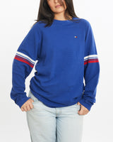 Vintage, 90s, Tommy, Hilfiger, Long, Sleeve, Tee, The Real Deal, size large, colour Blue, newtown, sydney, australia, thrift store, opshop, preloved, secondhand, sustainable, retro, antique, 70s, 80s, 90s, 2000s, 00s, fashion, clothing, streetwear, trendy, garment, style, boutique, store, shop, archive, sale, cheap, best, top, T-Shirts