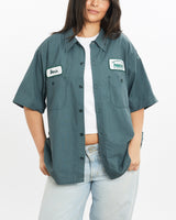 Vintage, National, Parks, Mechanic, Shirt, The Real Deal, size medium, colour Green, newtown, sydney, australia, thrift store, opshop, preloved, secondhand, sustainable, retro, antique, 70s, 80s, 90s, 2000s, 00s, fashion, clothing, streetwear, trendy, garment, style, boutique, store, shop, archive, sale, cheap, best, top, Shirts