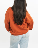 Vintage, 80s, NCAA, University, of, Texas, Longhorns, Henley, Sweatshirt, The Real Deal, size medium, colour Orange, newtown, sydney, australia, thrift store, opshop, preloved, secondhand, sustainable, retro, antique, 70s, 80s, 90s, 2000s, 00s, fashion, clothing, streetwear, trendy, garment, style, boutique, store, shop, archive, sale, cheap, best, top, Sweats and hoodies