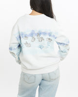 Vintage, 90s, Bunny, Winter, Wildlife, Sweatshirt, The Real Deal, size small, colour White, newtown, sydney, australia, thrift store, opshop, preloved, secondhand, sustainable, retro, antique, 70s, 80s, 90s, 2000s, 00s, fashion, clothing, streetwear, trendy, garment, style, boutique, store, shop, archive, sale, cheap, best, top, Sweats and hoodies