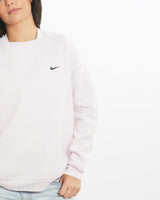 Vintage, 90s, Nike, Sweatshirt, The Real Deal, size small, colour Pink, newtown, sydney, australia, thrift store, opshop, preloved, secondhand, sustainable, retro, antique, 70s, 80s, 90s, 2000s, 00s, fashion, clothing, streetwear, trendy, garment, style, boutique, store, shop, archive, sale, cheap, best, top, Sweats and hoodies