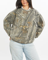 Vintage, Realtree, Camo, Sweatshirt, The Real Deal, size small, colour Camouflage, newtown, sydney, australia, thrift store, opshop, preloved, secondhand, sustainable, retro, antique, 70s, 80s, 90s, 2000s, 00s, fashion, clothing, streetwear, trendy, garment, style, boutique, store, shop, archive, sale, cheap, best, top, Sweats and hoodies