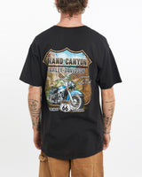 Harley, Davidson, Tee, The Real Deal, size large, colour Black, newtown, sydney, australia, thrift store, opshop, preloved, secondhand, sustainable, retro, antique, 70s, 80s, 90s, 2000s, 00s, fashion, clothing, streetwear, trendy, garment, style, boutique, store, shop, archive, sale, cheap, best, top, T-Shirts