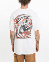 Vintage, Tom, Gansen, Racing, Tee, The Real Deal, size large, colour White, newtown, sydney, australia, thrift store, opshop, preloved, secondhand, sustainable, retro, antique, 70s, 80s, 90s, 2000s, 00s, fashion, clothing, streetwear, trendy, garment, style, boutique, store, shop, archive, sale, cheap, best, top, T-Shirts