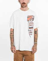 Vintage, Tom, Gansen, Racing, Tee, The Real Deal, size large, colour White, newtown, sydney, australia, thrift store, opshop, preloved, secondhand, sustainable, retro, antique, 70s, 80s, 90s, 2000s, 00s, fashion, clothing, streetwear, trendy, garment, style, boutique, store, shop, archive, sale, cheap, best, top, T-Shirts