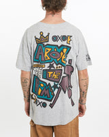 Vintage, 90s, Reebok, Above, The, Rim, Tee, The Real Deal, size large, colour Grey, newtown, sydney, australia, thrift store, opshop, preloved, secondhand, sustainable, retro, antique, 70s, 80s, 90s, 2000s, 00s, fashion, clothing, streetwear, trendy, garment, style, boutique, store, shop, archive, sale, cheap, best, top, T-Shirts