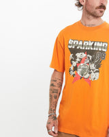 Vintage, Dragon, Ball, Z, Tee, The Real Deal, size medium, colour Orange, newtown, sydney, australia, thrift store, opshop, preloved, secondhand, sustainable, retro, antique, 70s, 80s, 90s, 2000s, 00s, fashion, clothing, streetwear, trendy, garment, style, boutique, store, shop, archive, sale, cheap, best, top, T-Shirts