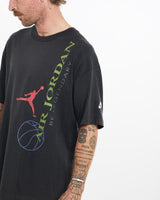 Vintage, 90s, Nike, Air, Jordan, Tee, The Real Deal, size medium, colour Black, newtown, sydney, australia, thrift store, opshop, preloved, secondhand, sustainable, retro, antique, 70s, 80s, 90s, 2000s, 00s, fashion, clothing, streetwear, trendy, garment, style, boutique, store, shop, archive, sale, cheap, best, top, T-Shirts