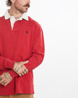 Vintage, 90s, Polo, Ralph, Lauren, Rugby, Shirt, The Real Deal, size large, colour Red, newtown, sydney, australia, thrift store, opshop, preloved, secondhand, sustainable, retro, antique, 70s, 80s, 90s, 2000s, 00s, fashion, clothing, streetwear, trendy, garment, style, boutique, store, shop, archive, sale, cheap, best, top, Shirts