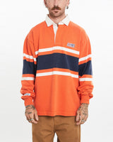 Vintage, University, of, Illinois, Rugby, Shirt, The Real Deal, size medium, colour Orange, newtown, sydney, australia, thrift store, opshop, preloved, secondhand, sustainable, retro, antique, 70s, 80s, 90s, 2000s, 00s, fashion, clothing, streetwear, trendy, garment, style, boutique, store, shop, archive, sale, cheap, best, top, Shirts