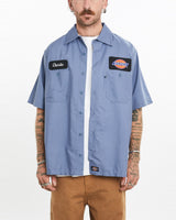 Vintage, Dickies, Mechanic, Shirt, The Real Deal, size medium, colour Blue, newtown, sydney, australia, thrift store, opshop, preloved, secondhand, sustainable, retro, antique, 70s, 80s, 90s, 2000s, 00s, fashion, clothing, streetwear, trendy, garment, style, boutique, store, shop, archive, sale, cheap, best, top, Shirts