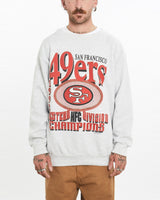 Vintage, 1992, NFL, San, Francisco, 49ers, Sweatshirt, The Real Deal, size large, colour Grey, newtown, sydney, australia, thrift store, opshop, preloved, secondhand, sustainable, retro, antique, 70s, 80s, 90s, 2000s, 00s, fashion, clothing, streetwear, trendy, garment, style, boutique, store, shop, archive, sale, cheap, best, top, Sweats and hoodies