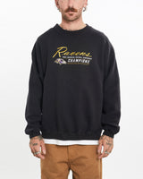 Vintage, NFL, Baltimore, Ravens, Sweatshirt, The Real Deal, size medium, colour Black, newtown, sydney, australia, thrift store, opshop, preloved, secondhand, sustainable, retro, antique, 70s, 80s, 90s, 2000s, 00s, fashion, clothing, streetwear, trendy, garment, style, boutique, store, shop, archive, sale, cheap, best, top, Sweats and hoodies