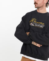 Vintage, NFL, Baltimore, Ravens, Sweatshirt, The Real Deal, size medium, colour Black, newtown, sydney, australia, thrift store, opshop, preloved, secondhand, sustainable, retro, antique, 70s, 80s, 90s, 2000s, 00s, fashion, clothing, streetwear, trendy, garment, style, boutique, store, shop, archive, sale, cheap, best, top, Sweats and hoodies