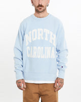 Vintage, Champion, University, of, North, Carolina, Sweatshirt, The Real Deal, size medium, colour Blue, newtown, sydney, australia, thrift store, opshop, preloved, secondhand, sustainable, retro, antique, 70s, 80s, 90s, 2000s, 00s, fashion, clothing, streetwear, trendy, garment, style, boutique, store, shop, archive, sale, cheap, best, top, Sweats and hoodies