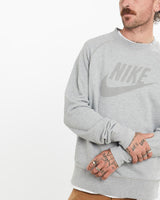 Vintage, Nike, Sweatshirt, The Real Deal, size medium, colour Grey, newtown, sydney, australia, thrift store, opshop, preloved, secondhand, sustainable, retro, antique, 70s, 80s, 90s, 2000s, 00s, fashion, clothing, streetwear, trendy, garment, style, boutique, store, shop, archive, sale, cheap, best, top, Sweats and hoodies