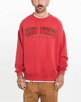 Vintage, NCAA, Ohio, State, Buckeyes, Sweatshirt, The Real Deal, size large, colour Red, newtown, sydney, australia, thrift store, opshop, preloved, secondhand, sustainable, retro, antique, 70s, 80s, 90s, 2000s, 00s, fashion, clothing, streetwear, trendy, garment, style, boutique, store, shop, archive, sale, cheap, best, top, Sweats and hoodies
