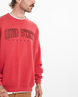 Vintage, NCAA, Ohio, State, Buckeyes, Sweatshirt, The Real Deal, size large, colour Red, newtown, sydney, australia, thrift store, opshop, preloved, secondhand, sustainable, retro, antique, 70s, 80s, 90s, 2000s, 00s, fashion, clothing, streetwear, trendy, garment, style, boutique, store, shop, archive, sale, cheap, best, top, Sweats and hoodies