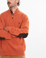 Vintage, Chaps, Ralph, Lauren, Knit, Sweater, The Real Deal, size large, colour Orange, newtown, sydney, australia, thrift store, opshop, preloved, secondhand, sustainable, retro, antique, 70s, 80s, 90s, 2000s, 00s, fashion, clothing, streetwear, trendy, garment, style, boutique, store, shop, archive, sale, cheap, best, top, Sweats and hoodies
