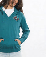 Vintage, Harley, Davidson, Hooded, Sweatshirt, The Real Deal, size small, colour Green, newtown, sydney, australia, thrift store, opshop, preloved, secondhand, sustainable, retro, antique, 70s, 80s, 90s, 2000s, 00s, fashion, clothing, streetwear, trendy, garment, style, boutique, store, shop, archive, sale, cheap, best, top, Sweats and hoodies