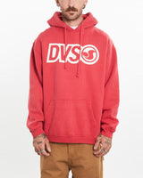 Vintage, DVS, Skate, Hooded, Sweatshirt, The Real Deal, size medium, colour Red, newtown, sydney, australia, thrift store, opshop, preloved, secondhand, sustainable, retro, antique, 70s, 80s, 90s, 2000s, 00s, fashion, clothing, streetwear, trendy, garment, style, boutique, store, shop, archive, sale, cheap, best, top, Sweats and hoodies