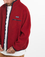 Vintage, Patagonia, Fleece, Jacket, The Real Deal, size large, colour Red, newtown, sydney, australia, thrift store, opshop, preloved, secondhand, sustainable, retro, antique, 70s, 80s, 90s, 2000s, 00s, fashion, clothing, streetwear, trendy, garment, style, boutique, store, shop, archive, sale, cheap, best, top, Jackets