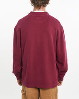 Vintage, Chaps, Ralph, Lauren, Quarter, Zip, Sweatshirt, The Real Deal, size large, colour Burgundy, newtown, sydney, australia, thrift store, opshop, preloved, secondhand, sustainable, retro, antique, 70s, 80s, 90s, 2000s, 00s, fashion, clothing, streetwear, trendy, garment, style, boutique, store, shop, archive, sale, cheap, best, top, Sweats and hoodies