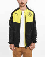 Vintage, Puma, BVB, Borussia, Dortmund, Football, Fleece, Jacket, The Real Deal, size medium, colour Multicolour, newtown, sydney, australia, thrift store, opshop, preloved, secondhand, sustainable, retro, antique, 70s, 80s, 90s, 2000s, 00s, fashion, clothing, streetwear, trendy, garment, style, boutique, store, shop, archive, sale, cheap, best, top, Jackets