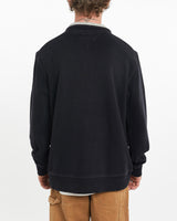Vintage, Tommy, Hilfiger, Collared, Sweater, The Real Deal, size large, colour Black, newtown, sydney, australia, thrift store, opshop, preloved, secondhand, sustainable, retro, antique, 70s, 80s, 90s, 2000s, 00s, fashion, clothing, streetwear, trendy, garment, style, boutique, store, shop, archive, sale, cheap, best, top, Sweats and hoodies