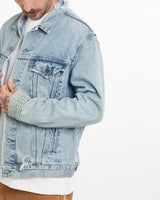 Vintage, Levi's, Denim, Jacket, The Real Deal, size medium, colour Blue, newtown, sydney, australia, thrift store, opshop, preloved, secondhand, sustainable, retro, antique, 70s, 80s, 90s, 2000s, 00s, fashion, clothing, streetwear, trendy, garment, style, boutique, store, shop, archive, sale, cheap, best, top, Jackets