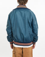Vintage, 80s, Baseball, Bomber, Jacket, The Real Deal, size medium, colour Blue, newtown, sydney, australia, thrift store, opshop, preloved, secondhand, sustainable, retro, antique, 70s, 80s, 90s, 2000s, 00s, fashion, clothing, streetwear, trendy, garment, style, boutique, store, shop, archive, sale, cheap, best, top, Jackets