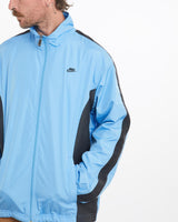 Vintage, Nike, Track, Jacket, The Real Deal, size large, colour Blue, newtown, sydney, australia, thrift store, opshop, preloved, secondhand, sustainable, retro, antique, 70s, 80s, 90s, 2000s, 00s, fashion, clothing, streetwear, trendy, garment, style, boutique, store, shop, archive, sale, cheap, best, top, Jackets