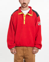 Vintage, 90s, Marlboro, Cigarettes, Pullover, Fleece, Jacket, The Real Deal, size large, colour Red, newtown, sydney, australia, thrift store, opshop, preloved, secondhand, sustainable, retro, antique, 70s, 80s, 90s, 2000s, 00s, fashion, clothing, streetwear, trendy, garment, style, boutique, store, shop, archive, sale, cheap, best, top, Jackets