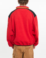 Vintage, 90s, Marlboro, Cigarettes, Pullover, Fleece, Jacket, The Real Deal, size large, colour Red, newtown, sydney, australia, thrift store, opshop, preloved, secondhand, sustainable, retro, antique, 70s, 80s, 90s, 2000s, 00s, fashion, clothing, streetwear, trendy, garment, style, boutique, store, shop, archive, sale, cheap, best, top, Jackets