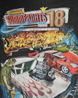 Vintage, Summernats, 18, Tee, The Real Deal, size extra large, colour Black, newtown, sydney, australia, thrift store, opshop, preloved, secondhand, sustainable, retro, antique, 70s, 80s, 90s, 2000s, 00s, fashion, clothing, streetwear, trendy, garment, style, boutique, store, shop, archive, sale, cheap, best, top, T-Shirts